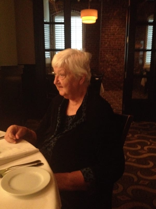 I would like to share my mother-in-law with you.